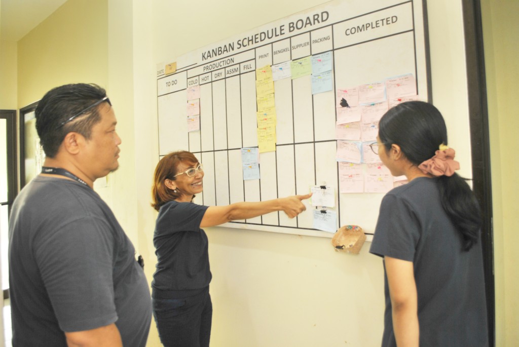 Kanban board in Lean Manufacturing